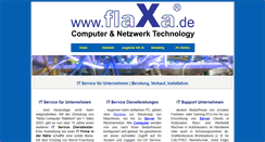 Desktop Screenshot of flaxa.de